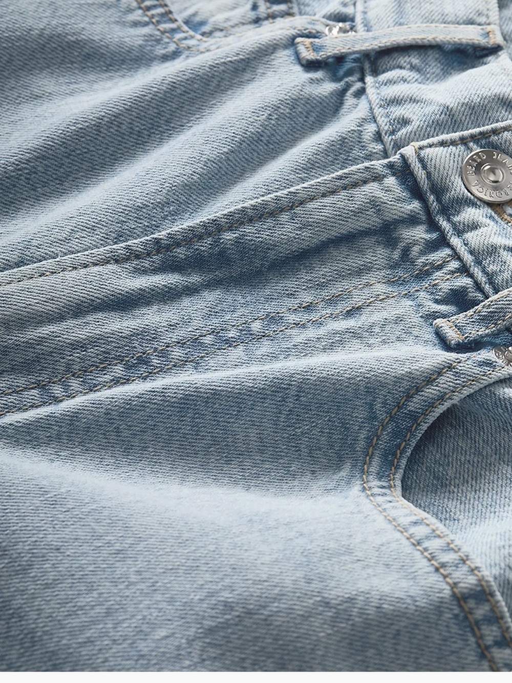 NWT Veronica Beard Taylor High Rise Wide Leg Crop Jeans Pale Stone Blue 30 - Picture 6 of 9